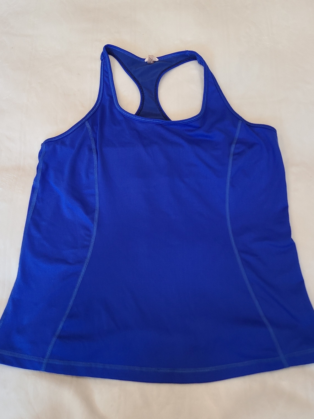 Calvin Klein Performance Royal Blue Racerback Tank Top